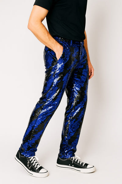 Mens Sequin Pants - Royal Dress Party Pants 5   - from alligatorwarehouse.com