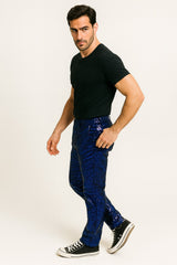 Mens Sequin Pants - Royal Dress Party Pants