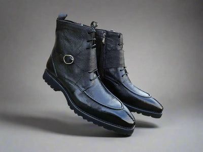 Rugged Split Toe Lace-up Boot 12 KB480-03COGNAC75  - from alligatorwarehouse.com