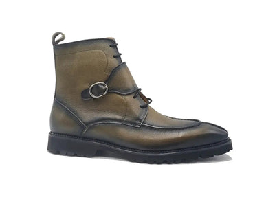 Rugged Split Toe Lace-up Boot 18 KB480-03COGNAC75  - from alligatorwarehouse.com