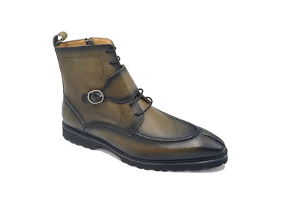 Rugged Split Toe Lace-up Boot 19 KB480-03COGNAC75  - from alligatorwarehouse.com