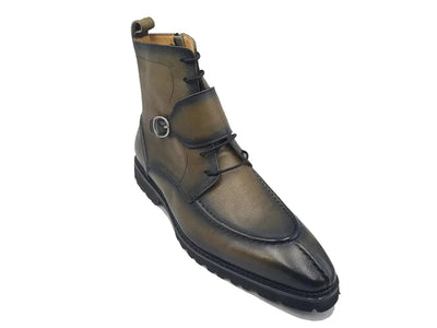 Rugged Split Toe Lace-up Boot 20 KB480-03COGNAC75  - from alligatorwarehouse.com