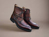 Rugged Split Toe Lace-up Boot 23 KB480-03COGNAC75  - from alligatorwarehouse.com
