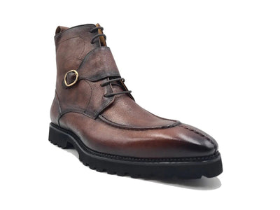 Rugged Split Toe Lace-up Boot 26 KB480-03COGNAC75  - from alligatorwarehouse.com