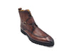 Rugged Split Toe Lace-up Boot 27 KB480-03COGNAC75  - from alligatorwarehouse.com