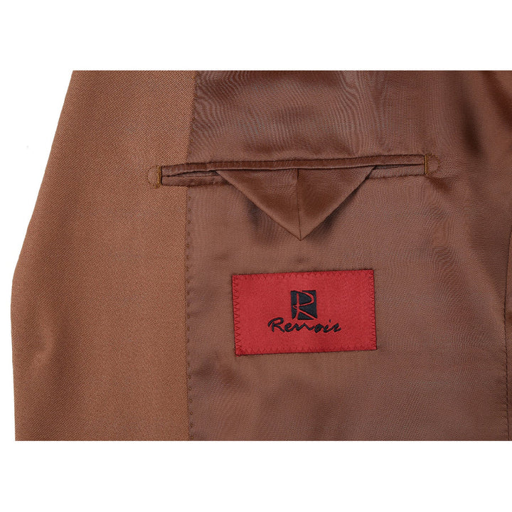 Rust Aligator Mens Basic Two Button Slim Fit Suit in Rust – Alligator Warehouse