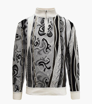 SINCLAIR Quarter Zip Sweater