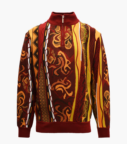 SINCLAIR Quarter Zip Sweater