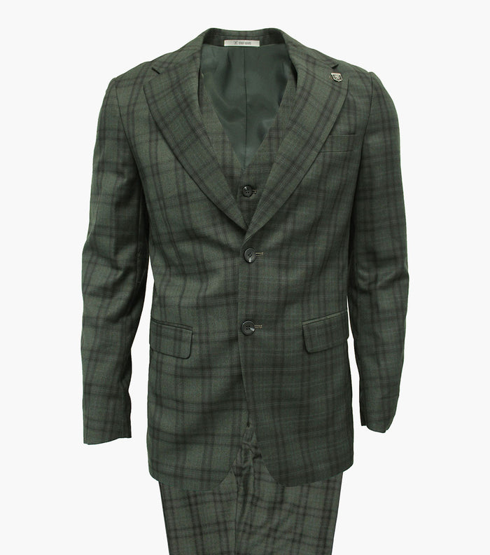 HACKMAN 3 Piece Vested Suit