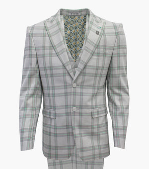 ROCHE 3 Piece Vested Suit