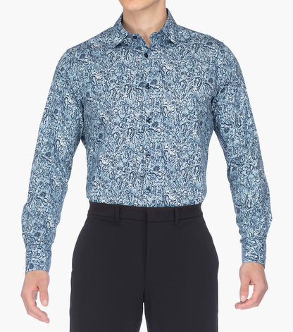BRAFMAN DRESS SHIRT Spread Collar