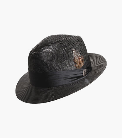 DUBLIN FEDORA Poly Braided Pinch Front Hat