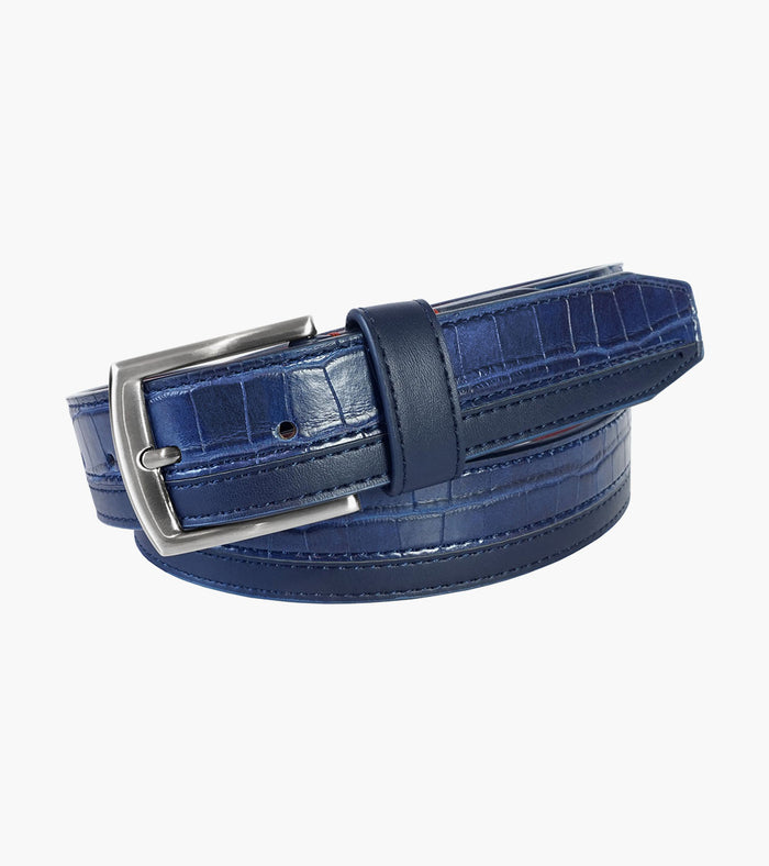 Stacy Adams Durant Croc Embossed Belt by Stacy Adams Shoes