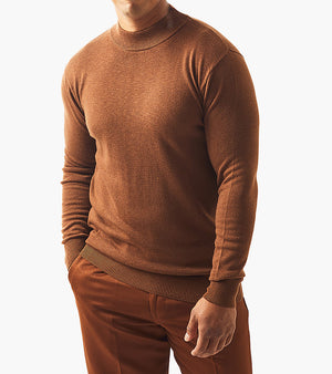 ASHER Mock Neck Sweater