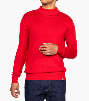 ASHER Mock Neck Sweater