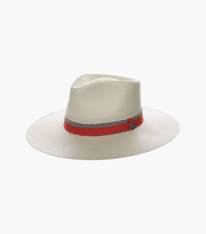 HARLOW FEDORA Toyo Pinch Front Hat