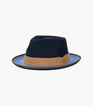 WENTWORTH FEDORA Wool Felt Pinch Front Hat