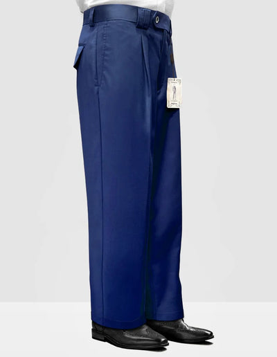 Statement Clothing | ﻿Solid Color Wide Leg Pants Sapphire 1   - from alligatorwarehouse.com