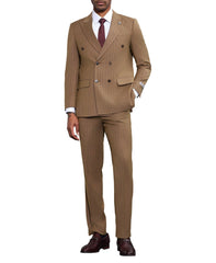 Stacy Adams - 2 Piece Hybrid Fit Pinstripe Double Breasted Suit