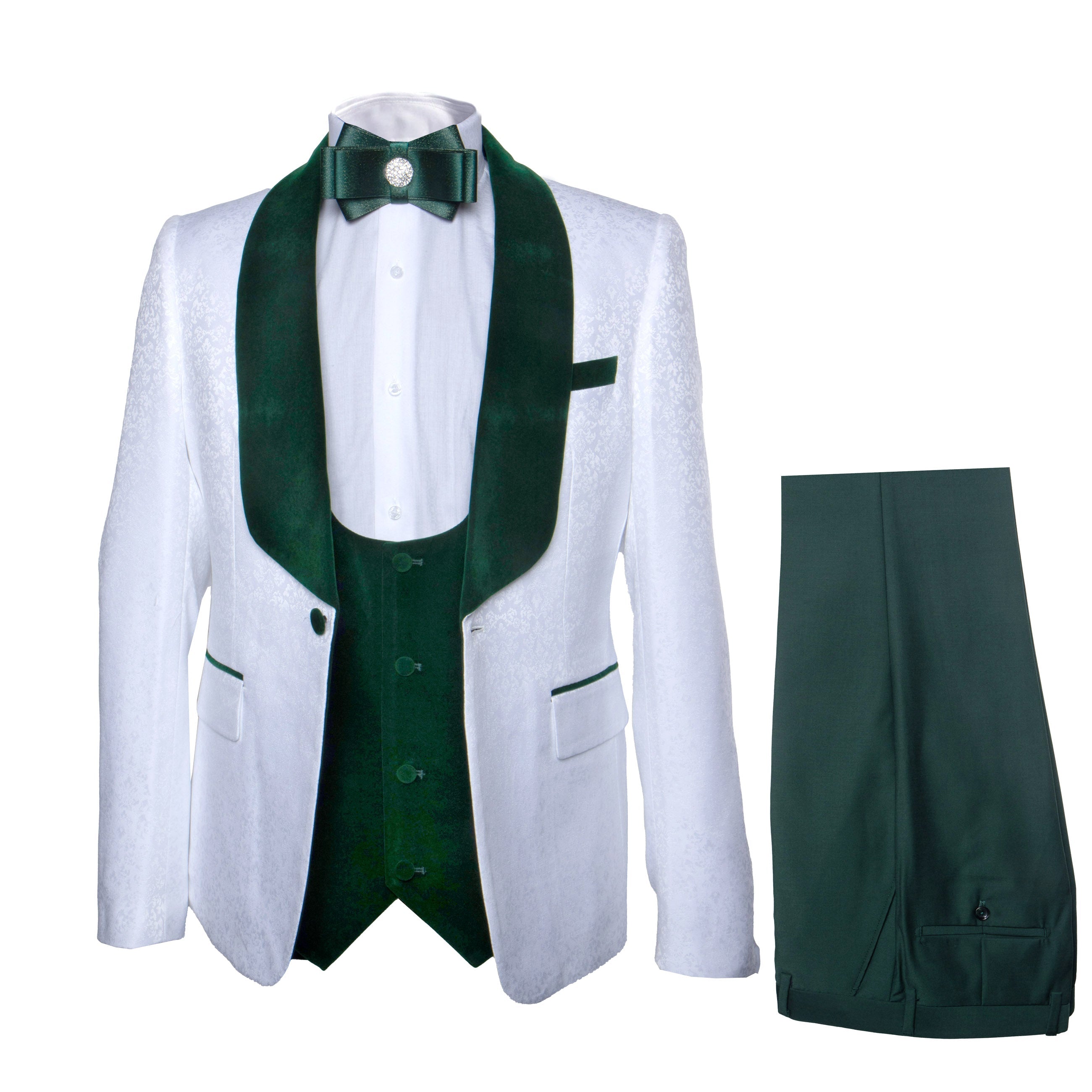 Rossi Man RM1482 – Men's 3-Piece Tuxedo from the Smoking S Collection 1   - from alligatorwarehouse.com