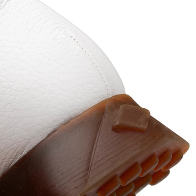 Gerardo Deerskin Sneaker White By Mezlan Made In Spain Brand 6   - from alligatorwarehouse.com