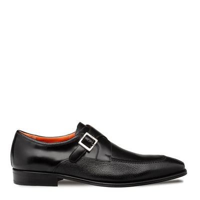 Pego Monk Strap Black By Mezlan Made In Spain Brand 1   - from alligatorwarehouse.com