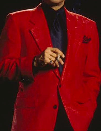 Men’s Red Casino Movie Inspired Blazer, Robert De Niro Style Formal Party Jacket