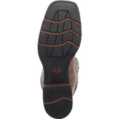 Laredo Montana Sand and Brown Leather Broad Square Toe Boots for Men 6 7800_8_D  - from alligatorwarehouse.com