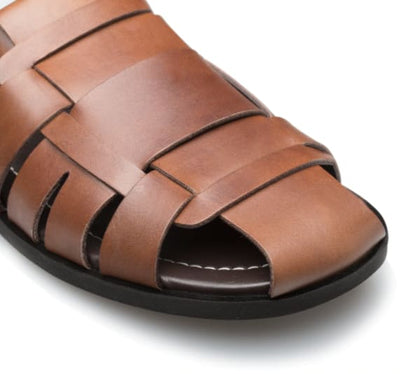 Fisherman Sandal Cognac By Mezlan Made In Spain Brand 7   - from alligatorwarehouse.com