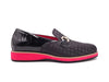 Satin Weave Leather Bit Loafer 4 KS528-12FBURGUNDY75  - from alligatorwarehouse.com