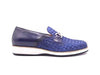 Satin Weave Leather Bit Loafer 8 KS528-12FBURGUNDY75  - from alligatorwarehouse.com