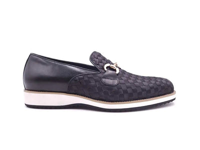 Satin Weave Leather Bit Loafer 11 KS528-12FBURGUNDY14  - from alligatorwarehouse.com