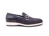 Satin Weave Leather Bit Loafer 11 KS528-12FBURGUNDY75  - from alligatorwarehouse.com
