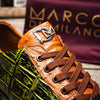 Marco Di Milano Saulo Men's Shoes Green & Cognac Exotic Ostich / Alligator Casual Sneakers 9 SAULO_ALLIGATOR-OSTRICH_GREEN_8  - from alligatorwarehouse.com