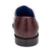 Men's Belvedere Siena Ostrich Leg Moc Toe Dress Shoe in Burgundy 5 MEN 1463 BURGUNDY-M-09  - from alligatorwarehouse.com