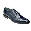 Men's Belvedere Chapo Hornback Caiman Crocodile Dress Shoe in Black 2 MEN 1465 BLACK-M-10  - from alligatorwarehouse.com