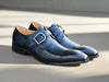 Signature Buckle Monk Strap Shoe 4 KS503-35BLACK7  - from alligatorwarehouse.com