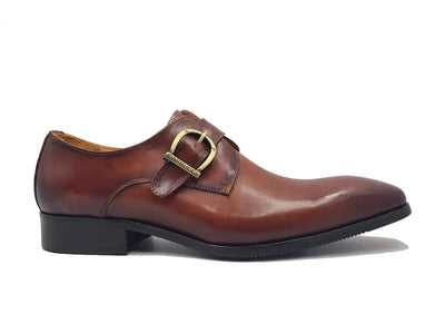 Signature Buckle Monk Strap Shoe 7 KS503-35BLACK75  - from alligatorwarehouse.com