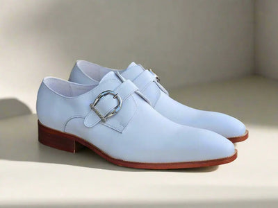 Signature Buckle Monk Strap Shoe 10 KS503-35BLACK75  - from alligatorwarehouse.com