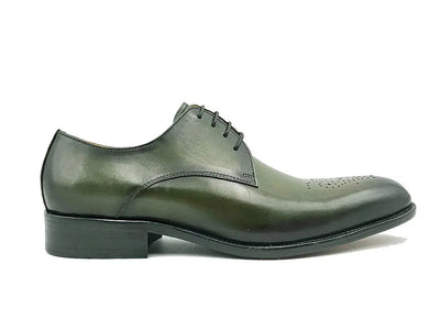 Signature Burnished Lace-up Derby 2 KS479-04OLIVE75  - from alligatorwarehouse.com