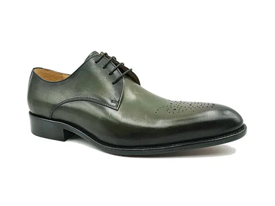 Signature Burnished Lace-up Derby 4 KS479-04OLIVE75  - from alligatorwarehouse.com