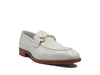 Signature Horse Bit Patent Leather Loafer 5 KS509-28PGWHITE75  - from alligatorwarehouse.com