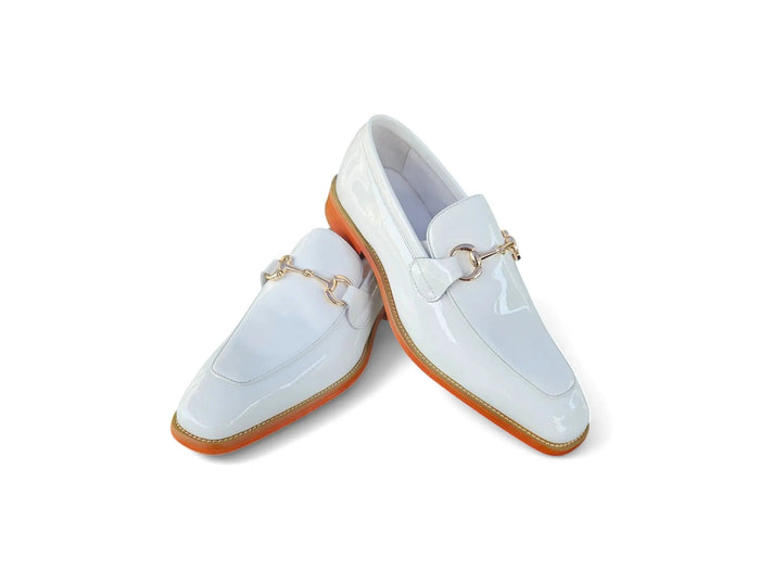 Carrucci Signature Horse Bit Patent Leather Loafer