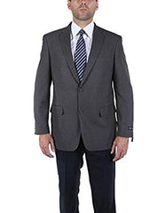 Men’s Classic 2 Button Gray Blazer Suit Jacket