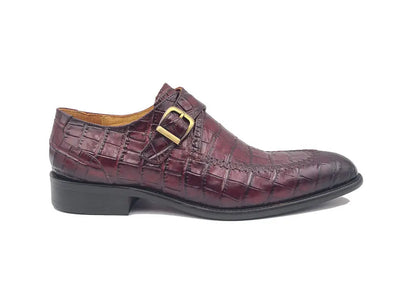 Single Monk Buckle Split Toe Loafer 4 KS479-13WHISKY8  - from alligatorwarehouse.com