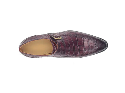 Single Monk Buckle Split Toe Loafer 5 KS479-13WHISKY8  - from alligatorwarehouse.com