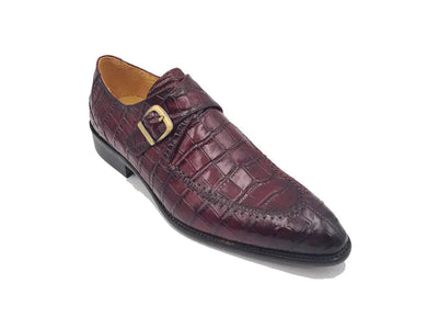 Single Monk Buckle Split Toe Loafer 6 KS479-13WHISKY8  - from alligatorwarehouse.com