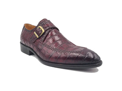 Single Monk Buckle Split Toe Loafer 7 KS479-13WHISKY8  - from alligatorwarehouse.com