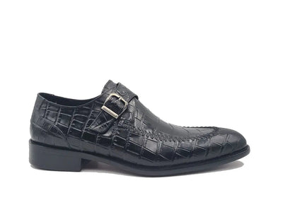 Single Monk Buckle Split Toe Loafer 8 KS479-13WHISKY8  - from alligatorwarehouse.com