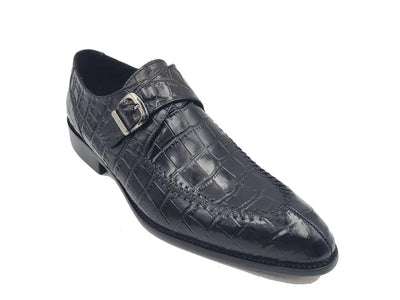 Single Monk Buckle Split Toe Loafer 10 KS479-13WHISKY8  - from alligatorwarehouse.com